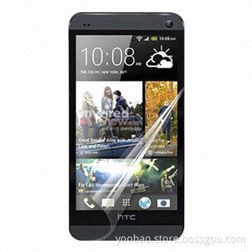 Screen Protector for HTC One M7, Bubble and Fingerprint Free, Washable and Reusable